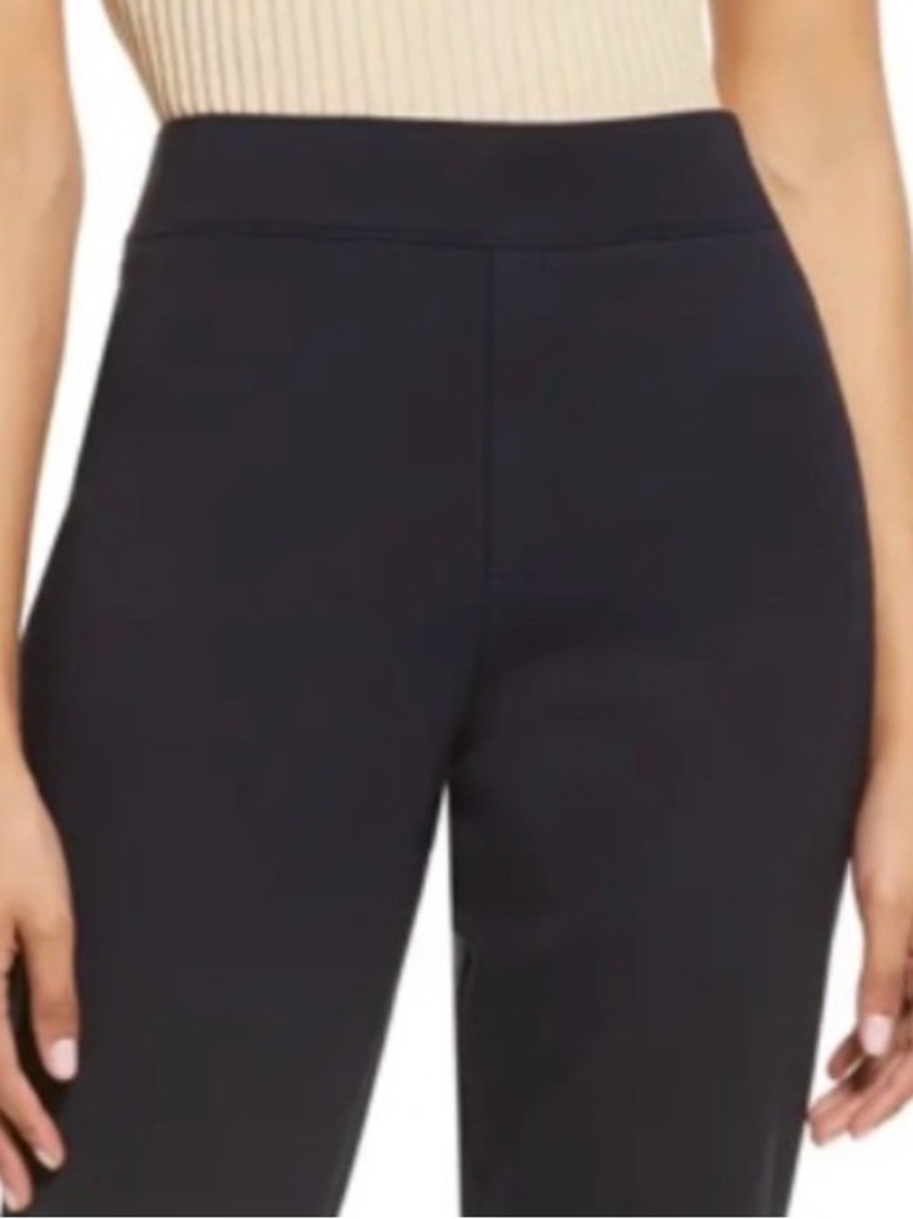 SPANX PerfectFit Ponte Slim Straight Pant Classic Black 1XL excellent condition - Picture 3 of 8